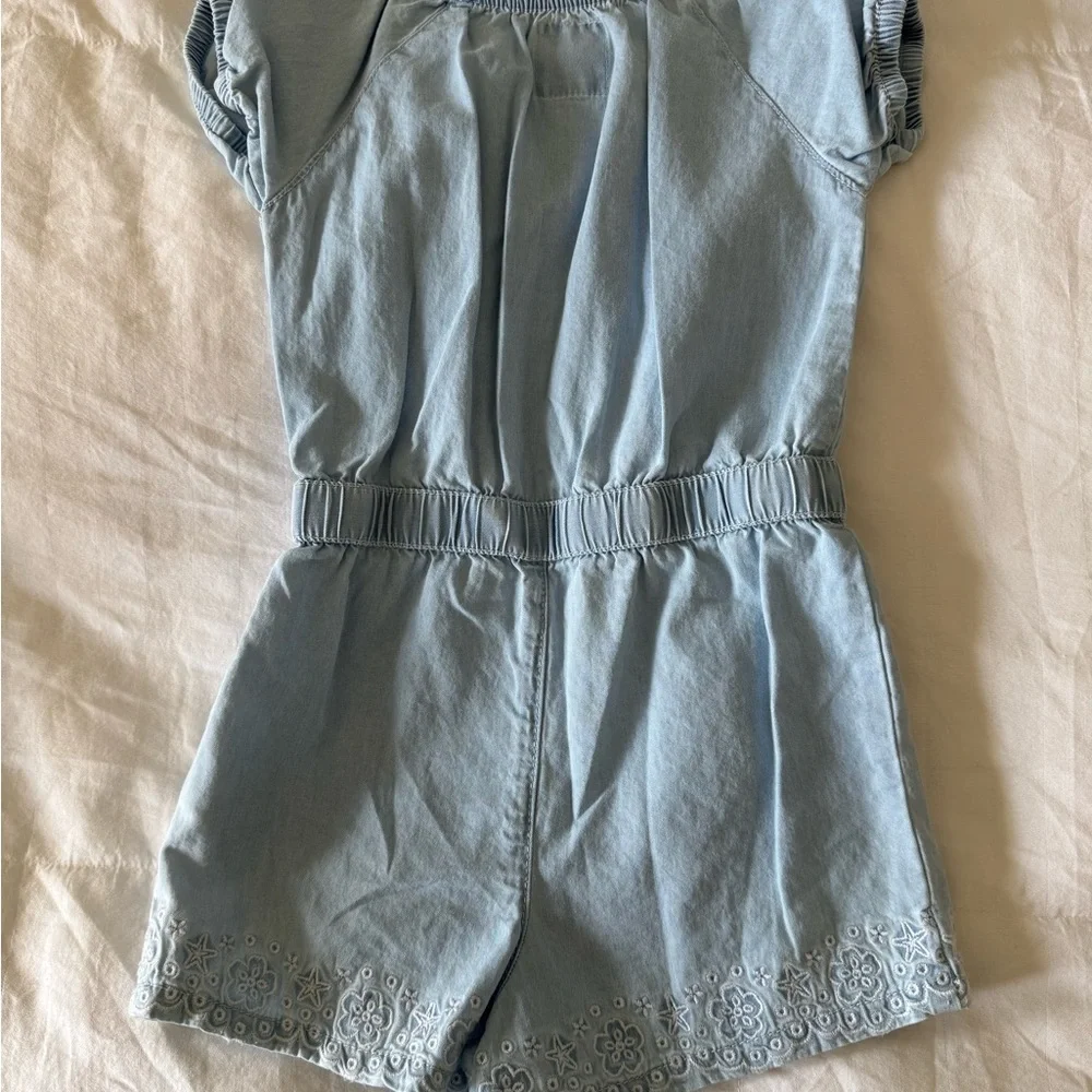 Levi's Light Blue Kids Denim Romper - Picture 2 of 2